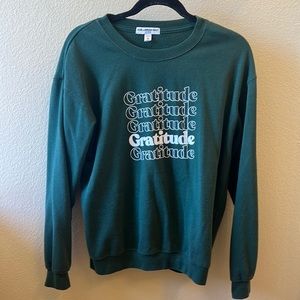 Gratitude Crew neck sweater